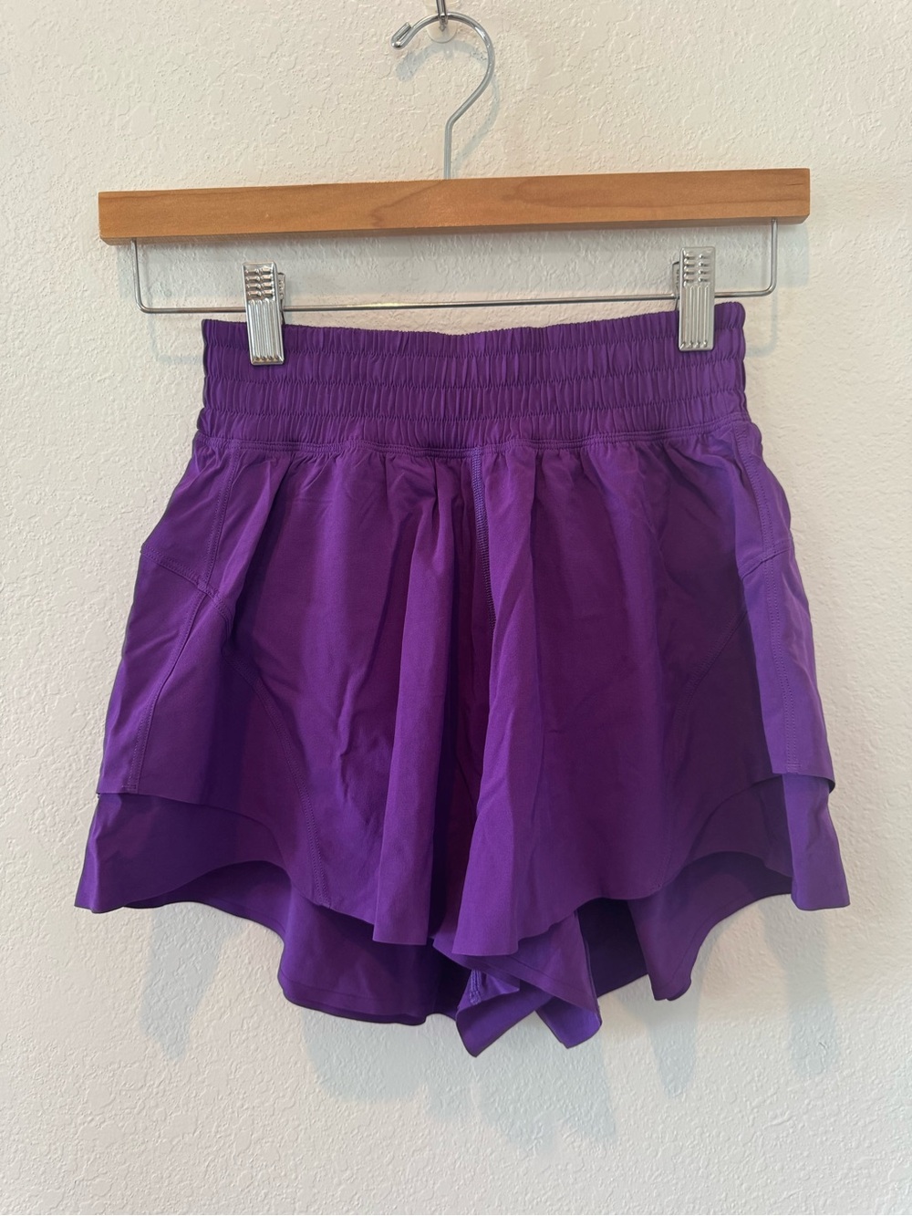 lululemon athletica Shake it Out High Rise Running Shorts in Purple NWOT